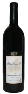 2003 Jost Vineyards, Cote de Bras D'Or — Marechal Foch Nova Scotia